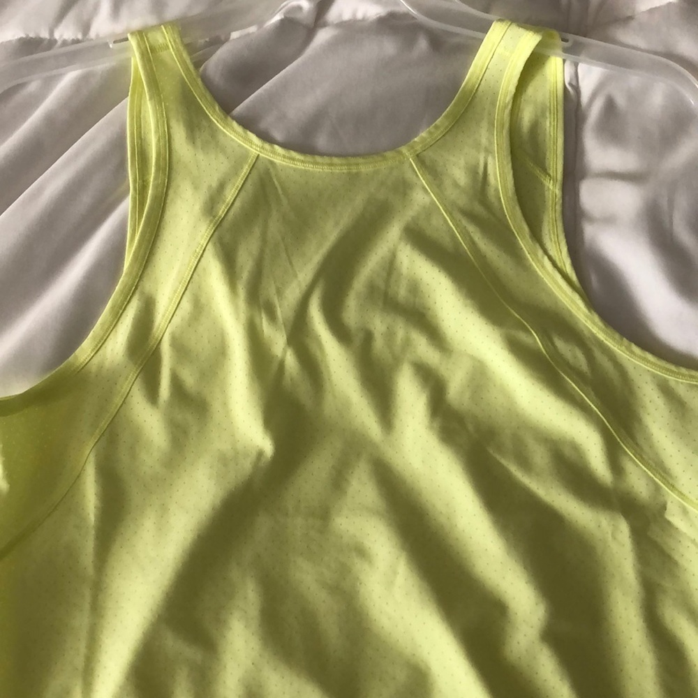 Lululemon yellow tank top size 6-Reversible